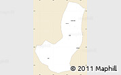 Classic Style Simple Map of Longojo, single color outside