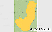 Savanna Style Simple Map of Longojo