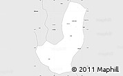 Silver Style Simple Map of Longojo