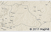 Shaded Relief 3D Map of Mungo