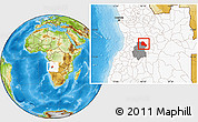 Physical Location Map of Mungo, highlighted country, highlighted parent region