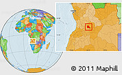 Political Location Map of Mungo