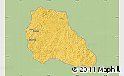 Savanna Style Map of Mungo, single color outside