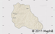 Shaded Relief Map of Mungo, cropped outside