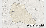 Shaded Relief Map of Mungo, lighten