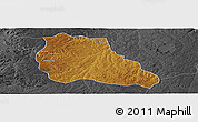 Physical Panoramic Map of Mungo, darken, desaturated