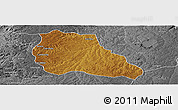 Physical Panoramic Map of Mungo, desaturated