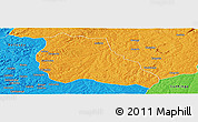 Political Panoramic Map of Mungo