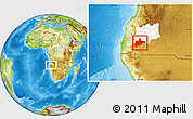 Physical Location Map of Chiange, highlighted parent region