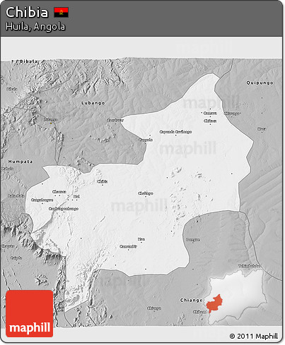Gray 3D Map of Chibia
