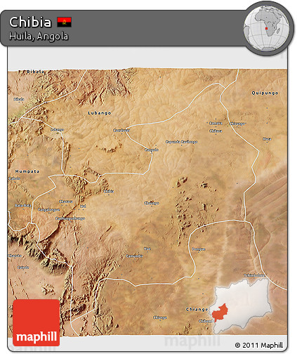 Satellite 3D Map of Chibia
