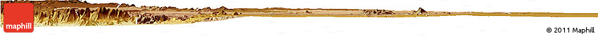 Satellite Horizon Map of Chibia, physical outside