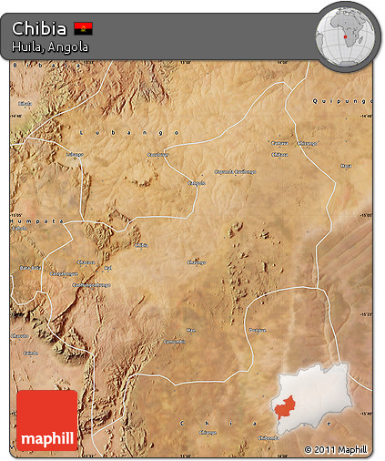 Satellite Map of Chibia