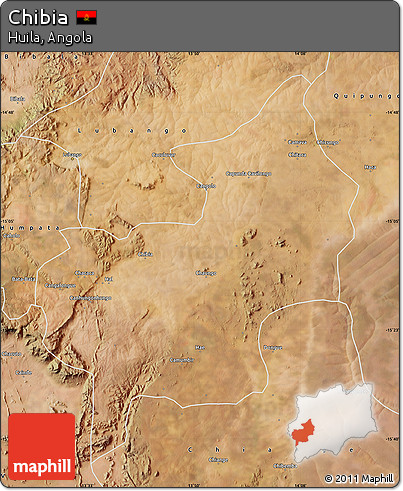 Satellite Map of Chibia