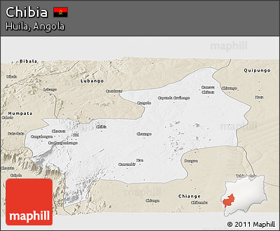 Classic Style Panoramic Map of Chibia
