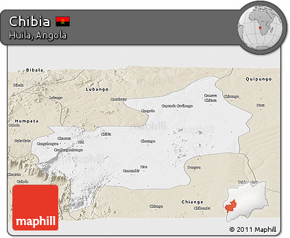 Classic Style Panoramic Map of Chibia
