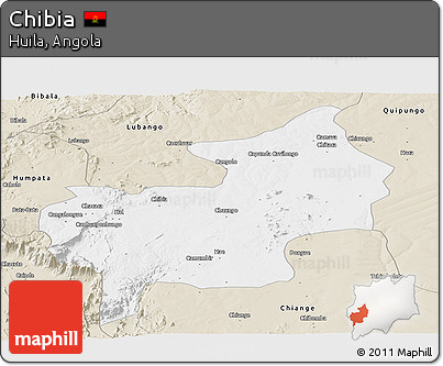 Classic Style Panoramic Map of Chibia