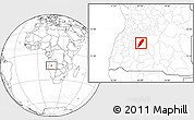 Blank Location Map of Chipindo
