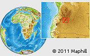 Physical Location Map of Chipindo