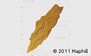 Physical Map of Chipindo, cropped outside