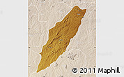 Physical Map of Chipindo, lighten