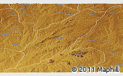 Physical Panoramic Map of Chipindo
