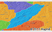Political Panoramic Map of Chipindo