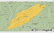 Savanna Style Panoramic Map of Chipindo