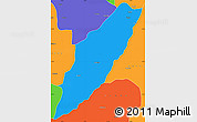 Political Simple Map of Chipindo