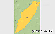 Savanna Style Simple Map of Chipindo