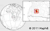 Blank Location Map of Jamba