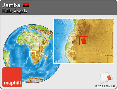 Physical Location Map of Jamba