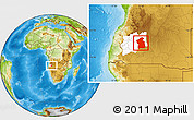 Physical Location Map of Jamba, highlighted parent region