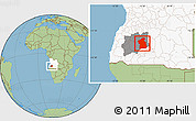 Savanna Style Location Map of Jamba, highlighted country, highlighted parent region