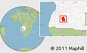 Savanna Style Location Map of Jamba, highlighted country