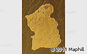 Physical Map of Jamba, darken