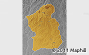 Physical Map of Jamba, desaturated