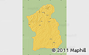 Savanna Style Map of Jamba, single color outside