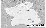Gray Panoramic Map of Jamba