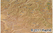 Satellite Panoramic Map of Jamba