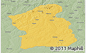 Savanna Style Panoramic Map of Jamba