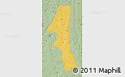 Savanna Style Map of Kuvango