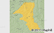 Savanna Style Panoramic Map of Kuvango