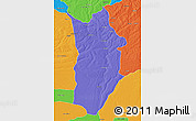 Political 3D Map of Matala