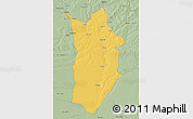 Savanna Style 3D Map of Matala