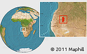 Satellite Location Map of Matala