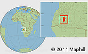 Savanna Style Location Map of Matala