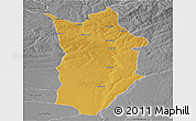 Physical Panoramic Map of Matala, desaturated