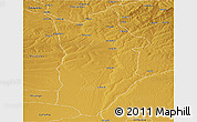 Physical Panoramic Map of Matala