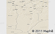 Shaded Relief Panoramic Map of Matala